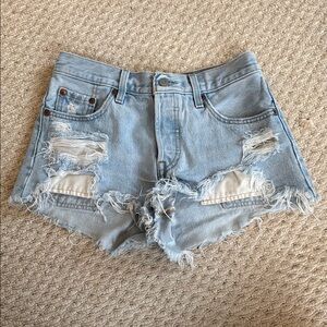 Levi’s 501 Light Wash Shorts